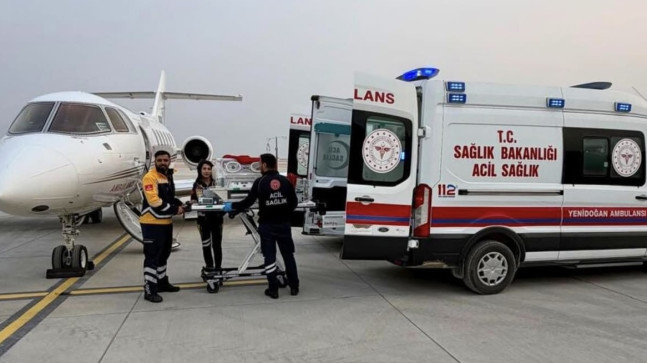 Hatay’da ambulans uçak 6 günlük bebek için havalandı