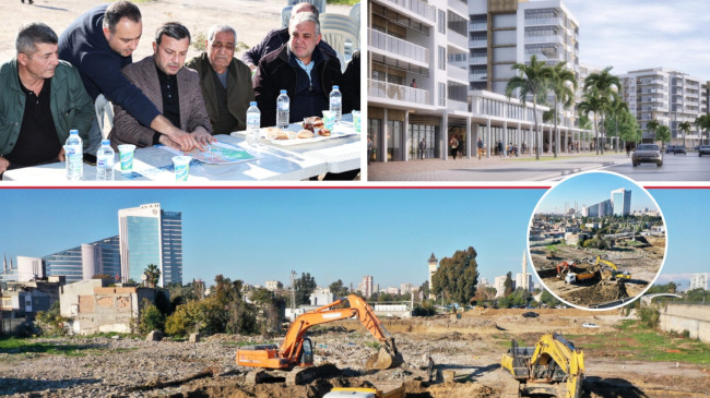 SİNANPAŞA KENTSEL DÖNÜŞÜMÜNDE İLK KAZMA VURULDU…