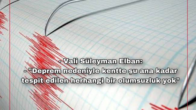 ADANA’DA 4,5 BÜYÜKLÜĞÜNDE DEPREM MEYDANA GELDİ