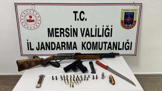 MERSİN’DE SİLAH KAÇAKÇILIĞI OPERASYONUNDA 4 KİŞİ GÖZALTINA ALINDI