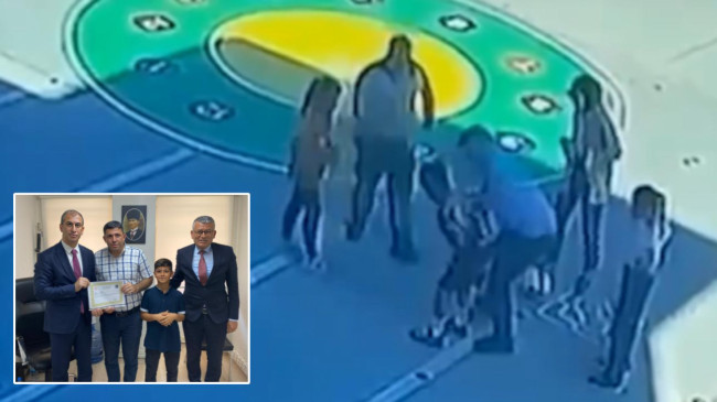 ADANA’DA BİR ÖĞRETMEN, BOĞAZINA YABANCI CİSİM KAÇAN ÖĞRENCİYİ HEİMLİCH MANEVRASI UYGULAYARAK KURTARDI