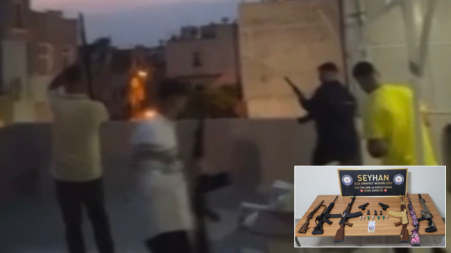 ADANA’DA HAVAYA ATEŞ AÇTIKLARI GÖRÜNTÜLERİ SOSYAL MEDYADA PAYLAŞAN 4 KİŞİ YAKALANDI