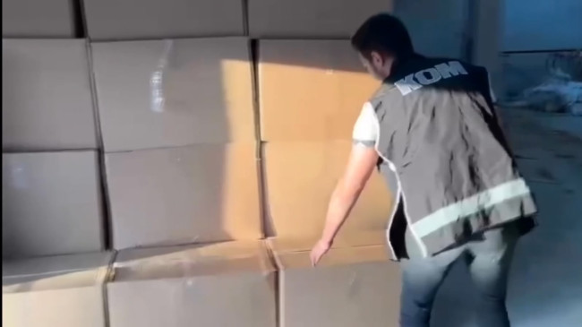 Adana’da 6 milyon 490 bin makaron sigara ele geçirildi