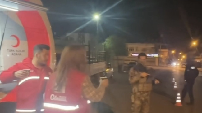 Adana’da görev başındaki polislere çorba ikram edildi