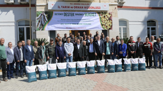Adana’da üreticilere 654 ton tohum dağıtıldı