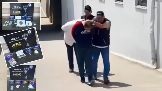 Adana’da uyuşturucu operasyonlarında yakalanan 55 şüpheli tutuklandı