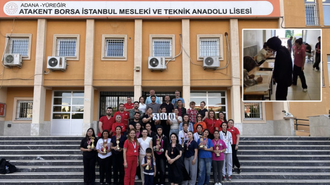Atakent Borsa İstanbul Kız Meslek Lisesi’nden Kızılay ile Rekor Kan Bağışı!