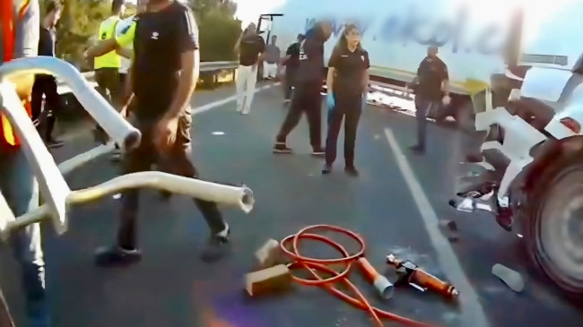 Mersin’de zincirleme trafik kazasında 5 kişi yaralandı