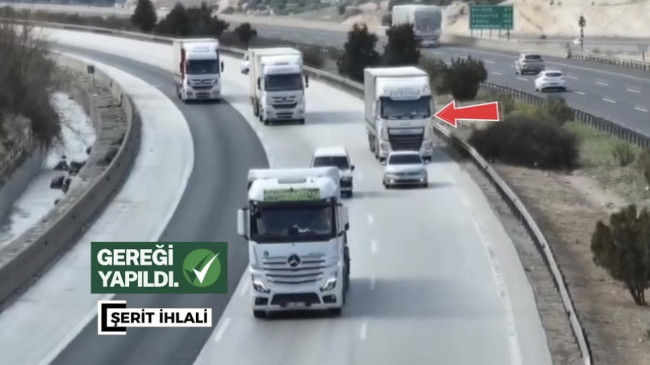Tarsus-Adana-Gaziantep (TAG) Otoyolu’nda   1 ayda 5 bin 513 araca idari para cezası uygulandı