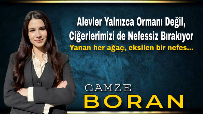 Alevler Yalnızca Ormanı Değil, Ciğerlerimizi de Nefessiz Bırakıyor