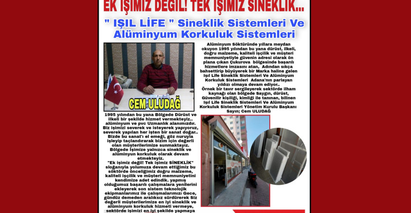 EK İŞİMİZ DEĞİL! TEK İŞİMİZ SİNEKLİK…