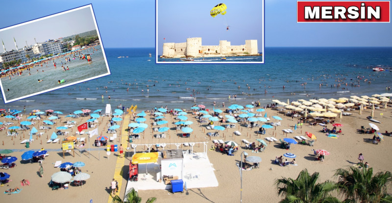 MERSİN KIZKALESİ’NDE  BAYRAM HAREKETLİLİĞİ YAŞANIYOR