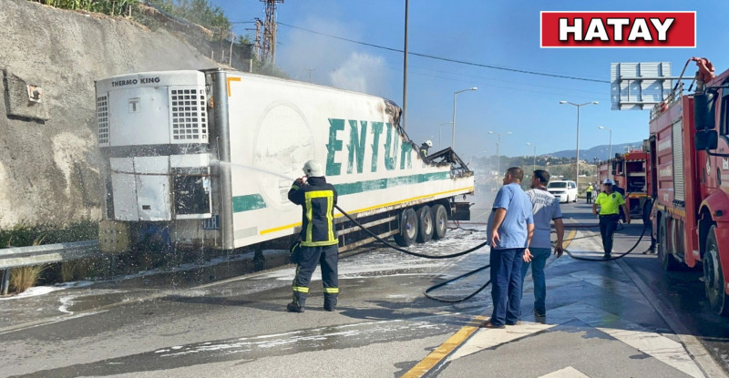 HATAY’DA ALEV ALAN TIRIN DORSESİ KULLANILAMAZ HALE GELDİ