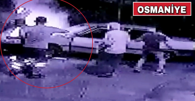 OSMANİYE’DE BİR AKARYAKIT İSTASYONUNDA OTOMOBİLDE YANGIN ÇIKTI