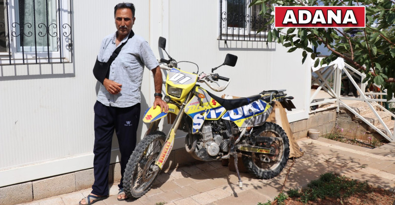 ADANA’DA DOĞA GEZİSİNE ÇIKAN KİŞİNİN KULLANDIĞI MOTOSİKLET 50 METRELİK UÇURUMA DEVRİLDİ…