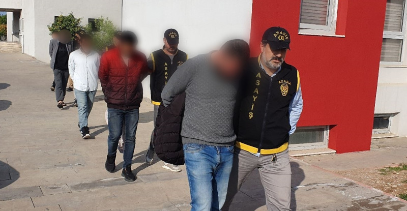 ADANA’DA 6 HIRSIZLIK ZANLISI TUTUKLANDI