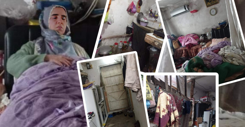 YARDIMA MUHTAÇ YAŞLI VE YATALAK  KADIN  ACİL YARDIM İSTİYOR…