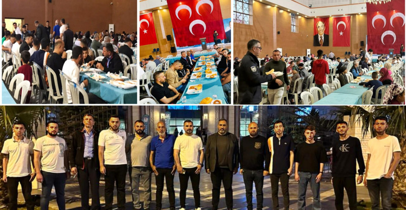 ÜLKÜ OCAKLARINDAN İFTAR YEMEĞİ çok sayıda milletvekilleri,iş insanları ve vatandaş katıldı.