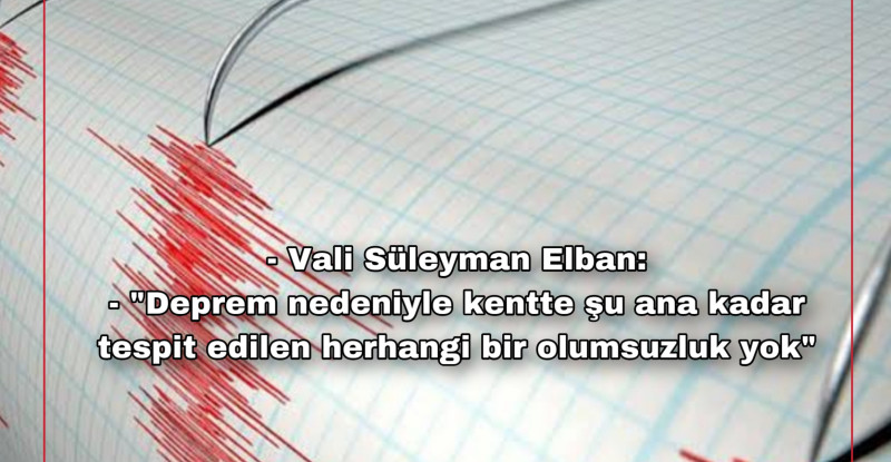 ADANA’DA 4,5 BÜYÜKLÜĞÜNDE DEPREM MEYDANA GELDİ