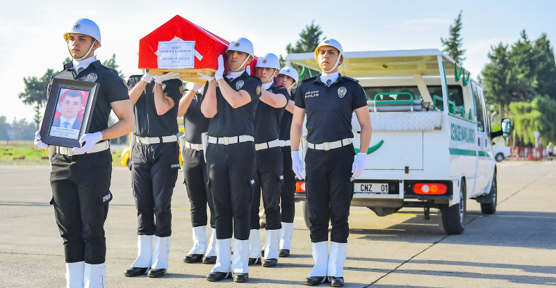 HATAY’DA ŞEHİT OLAN KOMİSER YARDIMCISININ CENAZESİ ADANA’DAN KIRKLARELİ’NE UĞURLANDI