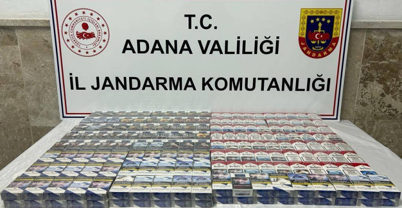 ADANA’DA ARAÇLARINDA 339 PAKET KAÇAK SİGARA BULUNAN 3 KİŞİ GÖZALTINA ALINDI