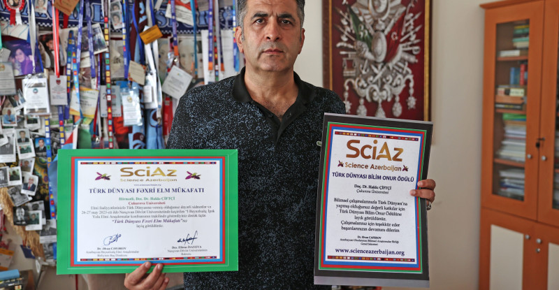 Çukurova Üniversitesi öğretim üyesinin projesine Azerbaycan’dan 2 ödül
