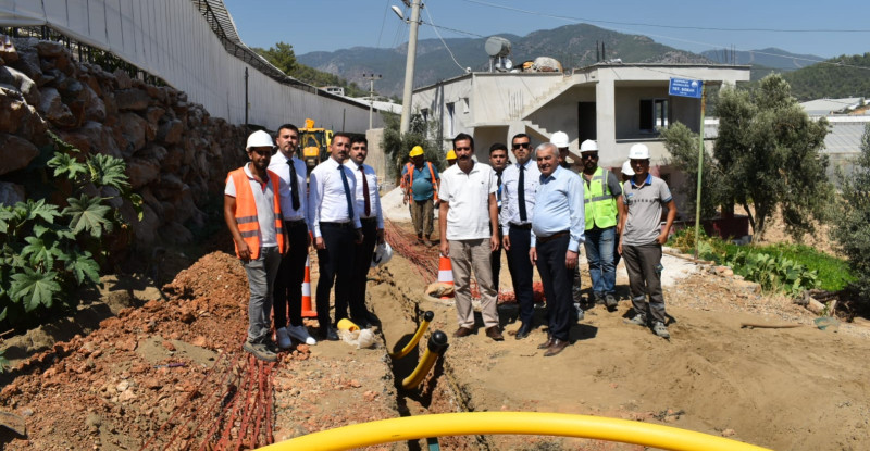 MERSİN’NİN BOZYAZI İLÇESİNDE, DOĞALGAZ KULLANIMI İÇİN ÇALIŞMALAR BAŞLATILDI