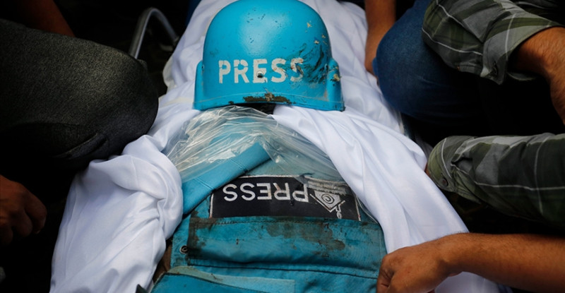 İSRAİL’İN GAZZE’YE SALDIRILARINDA 7 EKİM’DEN BU YANA 48 GAZETECİ ÖLDÜ!