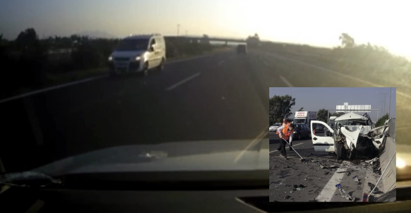 ADANA’DA ÖLÜMLÜ KAZAYA YOL AÇAN ARACIN OTOYOLDA TERS YÖNDE SEYRETMESİ KAMERADA