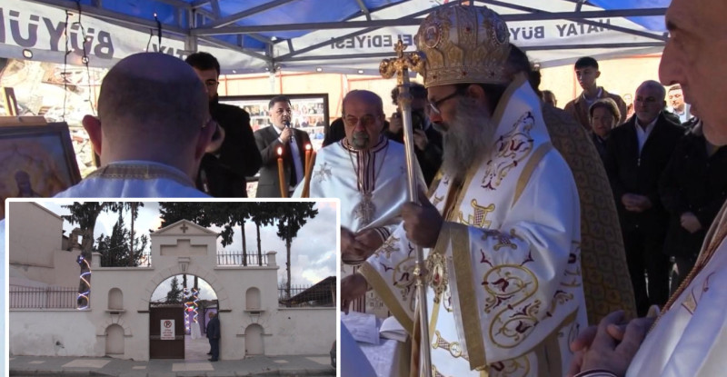 HATAY’DA ORTODOKS KİLİSELERİNDE NOEL AYİNİ YAPILDI