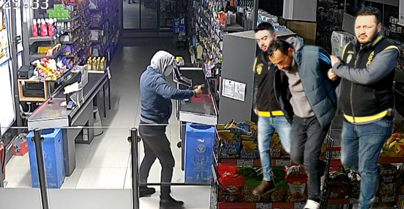 ADANA’DA İKİ MARKETTEN HIRSIZLIK YAPAN ZANLI KAMERADAN TESPİT EDİLEREK YAKALANDI