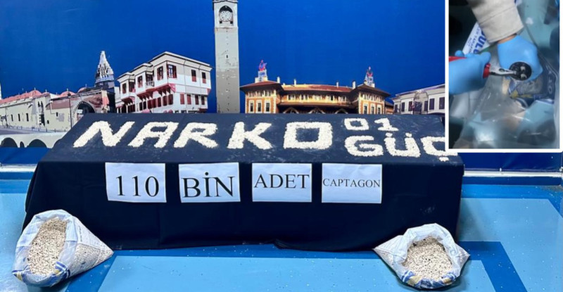 ADANA’DA KARGOYA VERİLEN KOLİLERDEN 110 BİN UYUŞTURUCU HAP ÇIKTI…!