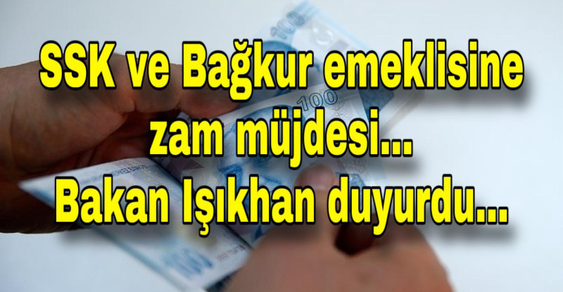 SSK VE BAĞKUR EMEKLİLERİNE YAPILACAK ZAM ORANI OCAK AYI İTİBARIYLA YÜZDE 49,25’E YÜKSELTİLDİ!