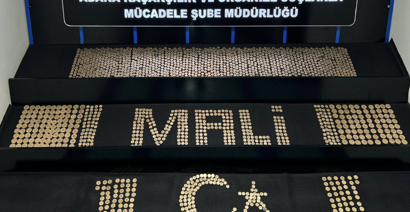 ADANA’DA SAHTE ALTIN İMALATI YAPTIĞI ÖNE SÜRÜLEN KİŞİ GÖZALTINA ALINDI