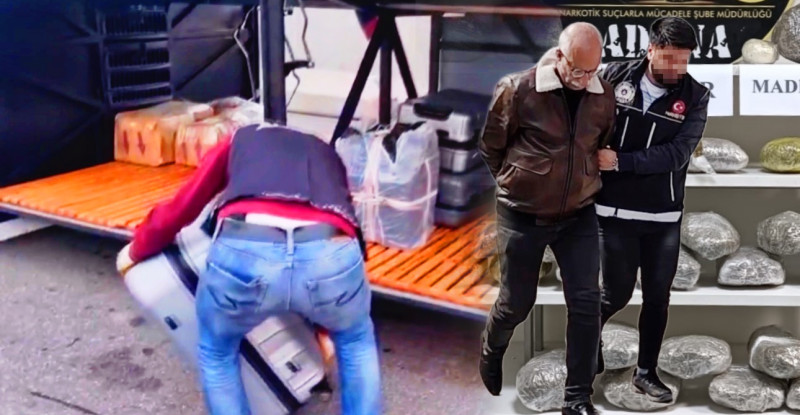 ADANA’DA YOLCU OTOBÜSÜNDEKİ BİR KİŞİNİN VALİZİNDE 22 KİLOGRAM ESRAR ELE GEÇİRİLDİ