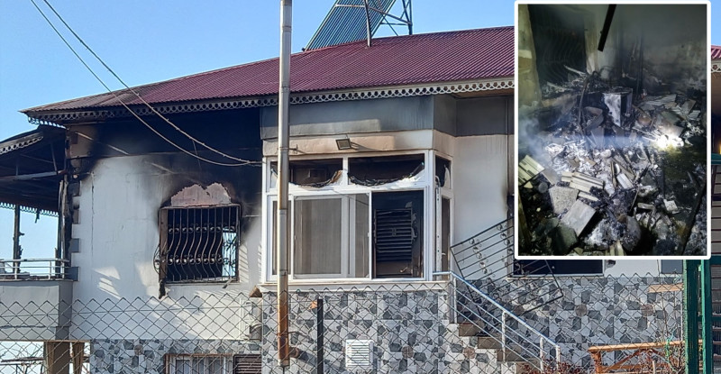 MERSİN’DE EVDE ÇIKAN YANGINDA KARI KOCA HAYATINI KAYBETTİ