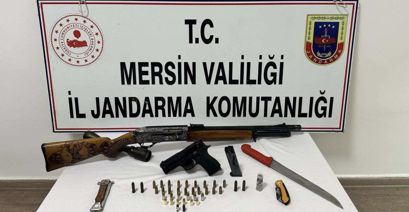 MERSİN’DE SİLAH KAÇAKÇILIĞI OPERASYONUNDA 4 KİŞİ GÖZALTINA ALINDI