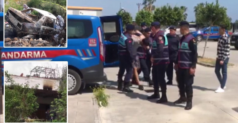 MERSİN’DE AYNI AİLEDEN 3 KİŞİYİ ÖLDÜRÜP YAKAN KATİL ZANLISI CEZA EVİDE İNTİHAR ETTİ!