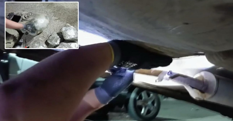 OSMANİYE’DE HAFİF TİCARİ ARACIN YAKIT DEPOSU VE GİZLİ BÖLMELERİNE YERLEŞTİRİLMİŞ 14 KİLO 50 GRAM SENTETİK UYUŞTURUCU ELE GEÇİRİLDİ