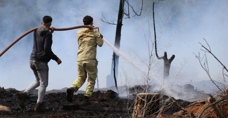 ADANA’DA ÇIKAN ORMAN YANGINI KONTROL ALTINA ALINDI