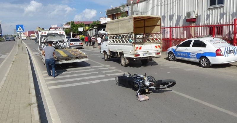 Mersin’de otomobille çarpışan motosikletin sürücüsü hayatını kaybetti