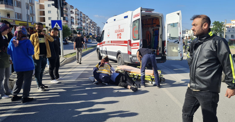 Osmaniye’de otomobille çarpışan motosikletin sürücüsü yaralandı