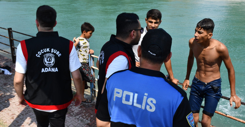 Adana’da sulama kanallarında boğulma vakalarına karşı denetim yapıldı