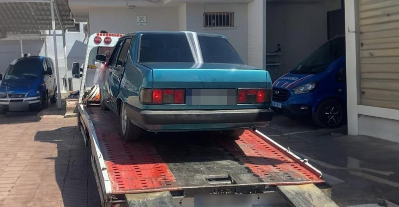 Mersin’de drift yapan sürücüye 51 bin 649 lira ceza