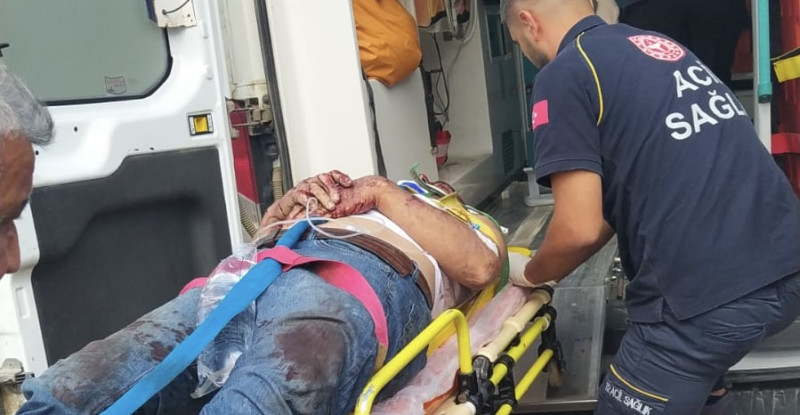 Adana’da kayalıktan düşen kişi yaralandı