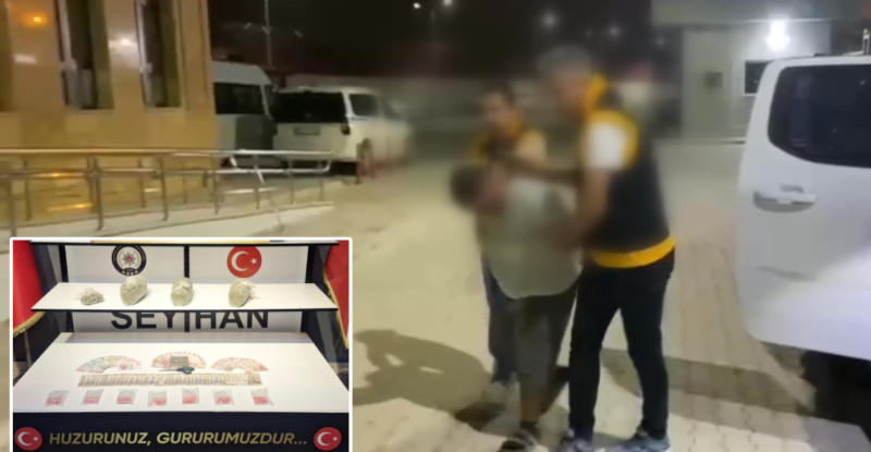 Adana’da uyuşturucu ele geçirilen hurda deposundaki bir kişi gözaltına alındı