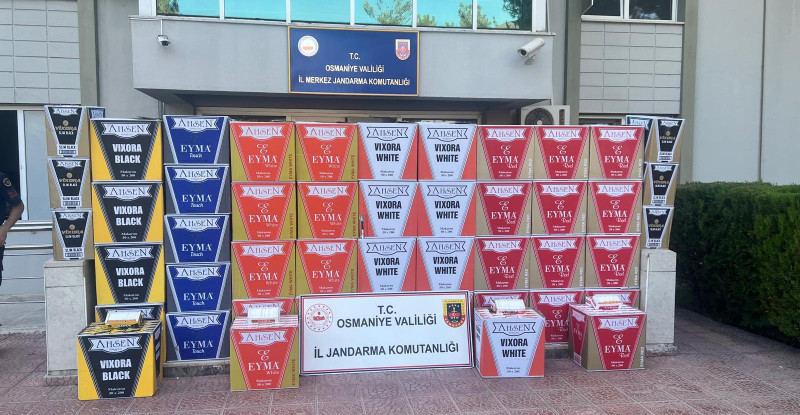 Osmaniye’de bir evin deposunda 2 milyon 500 bin makaron ele geçirildi