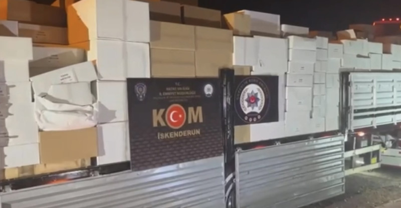 Hatay’da kayıt dışı filtre üreten işletmeye düzenlenen baskında 5 şüpheli yakalandı