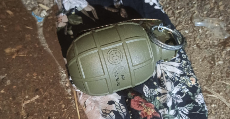 Adana’da 2 ruhsatsız tüfek ile el bombası ele geçirildi