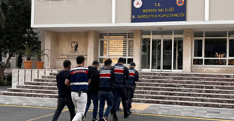 Mersin’de terör örgütü PKK/KCK operasyonunda 5 zanlı tutuklandı